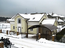 Дом по Рогачевскому шоссе, 300 метров с отделкой на участке 10 соток в Овсянниково