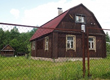 Продается участок 12.5 соток с домом из бруса в д. Ивлево, Рогачевское шоссе, Дмитровский район, 40 км. от МКАД