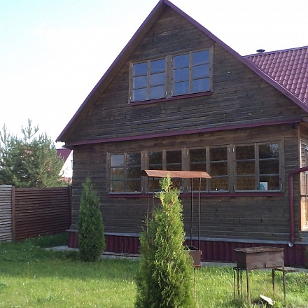 Продается дом из бревна 140 м2 25 км от МКАД в охраняемом поселке